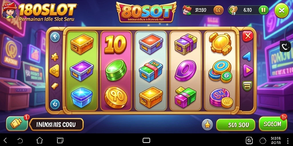 Tampilan utama 180SLOT dengan gameplay slot yang menarik.