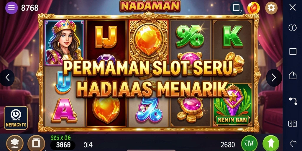 Tampilan gameplay menarik dari slot 8768 yang seru.
