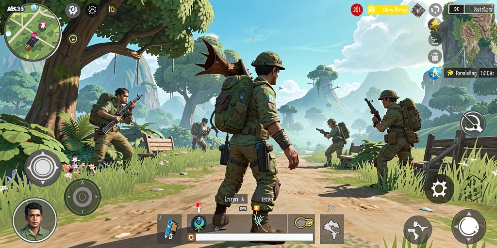 Tampilan menakjubkan dari gameplay dunia terbuka ABC33.