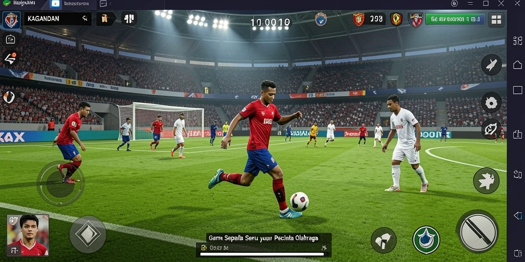 Gameplay KAGANDAN yang seru dan menegangkan dalam sepak bola.