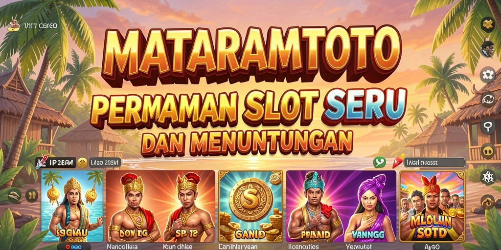 Screenshot gameplay MATARAMTOTO yang menunjukkan keseruan permainan Slot.