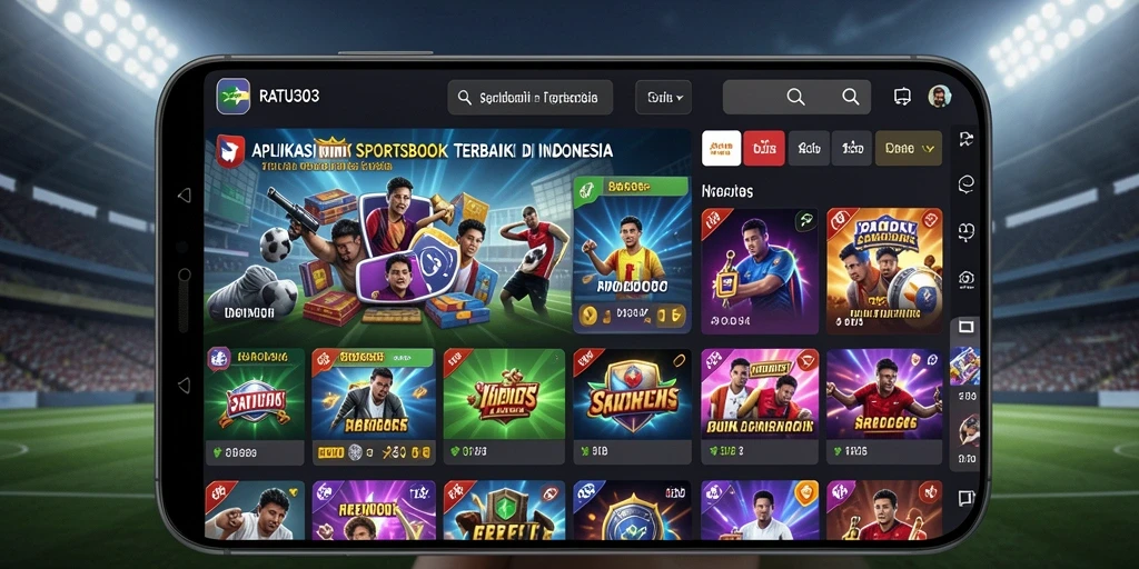Tampilan gameplay Sportsbook yang menarik dan interaktif.