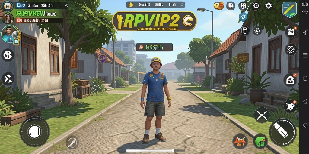 Tampilan gameplay RPVIP2 yang mengesankan dan interaktif.