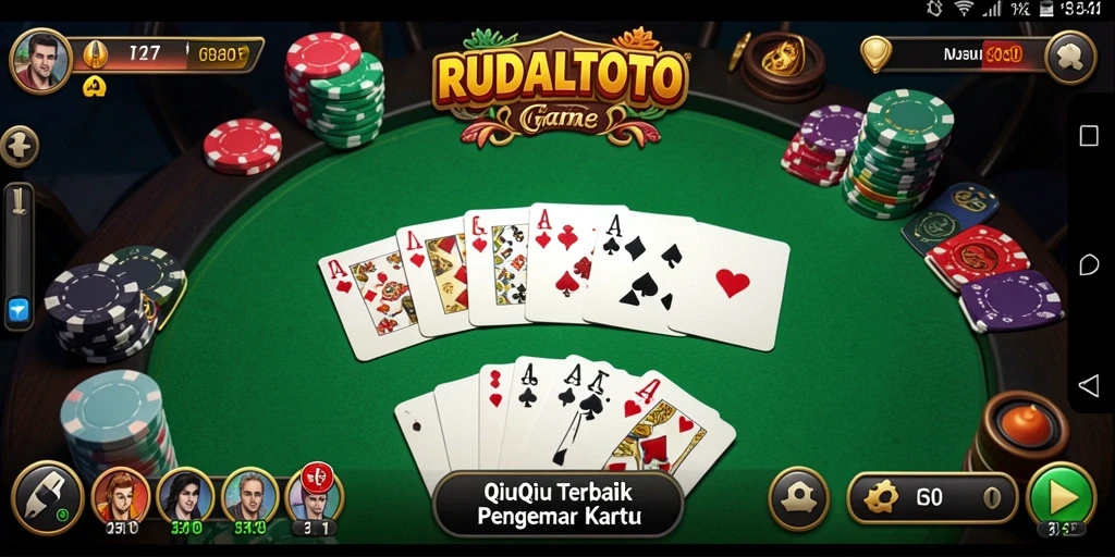 Screenshot permainan RUDALTOTO menampilkan pengalaman QiuQiu yang mendebarkan.