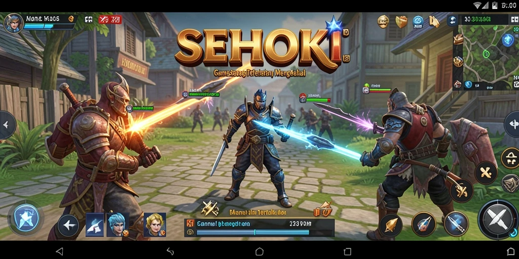 Tangkapan layar dari gameplay SEHOKI yang menampilkan strategi mendalam dan aksi seru.