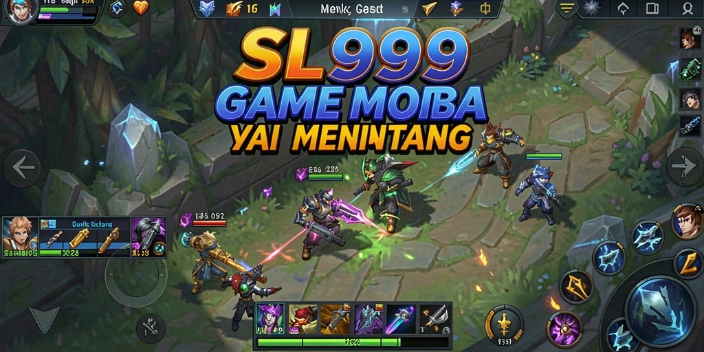 Screenshot menunjukkan intense gameplay dalam SL999 dengan aksi mendebarkan.