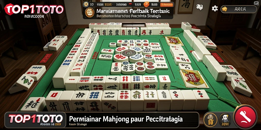 Tampilan gameplay menawan dari permainan Mahjong TOP1TOTO.