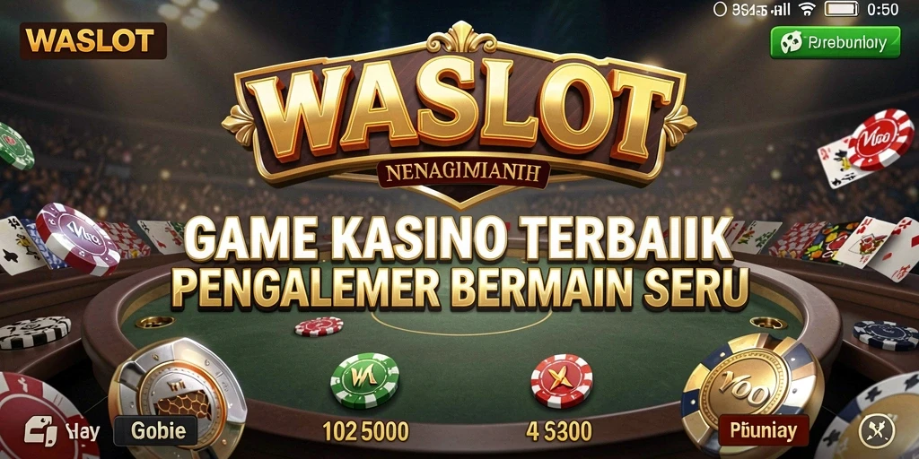 Screenshot menampilkan gameplay seru dari WASLOT di kasino.